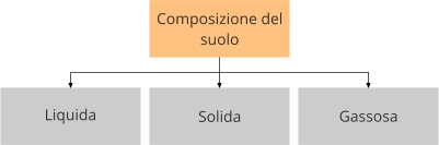 Composizione del suolo: solida, liquida e gassosa