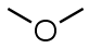 Formula di struttura dell'etere dimetilico