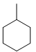 Metilcicloesano, formula di struttura